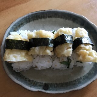 天ぷらのっけ一口寿司